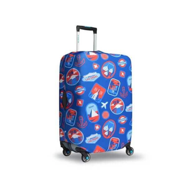 Luggage Cover Travel Stamps