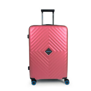 Cube Candy Pink Colour Luggage Set by BG Berlin Medium