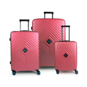 Cube Candy Pink Colour Luggage Set by BG Berlin
