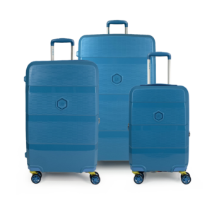 Zip² Petrol 3-Piece Luggage Set by BG Berlin