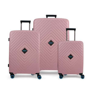 Cube Rose Colour Suitcase Set by BG Berlin