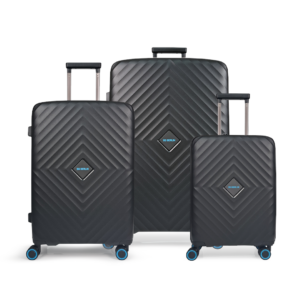 Cube Black Colour Luggage Set by BG Berlin