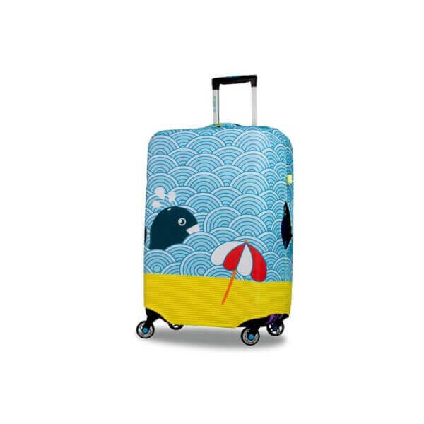 Luggage Cover LIGHT WHALE